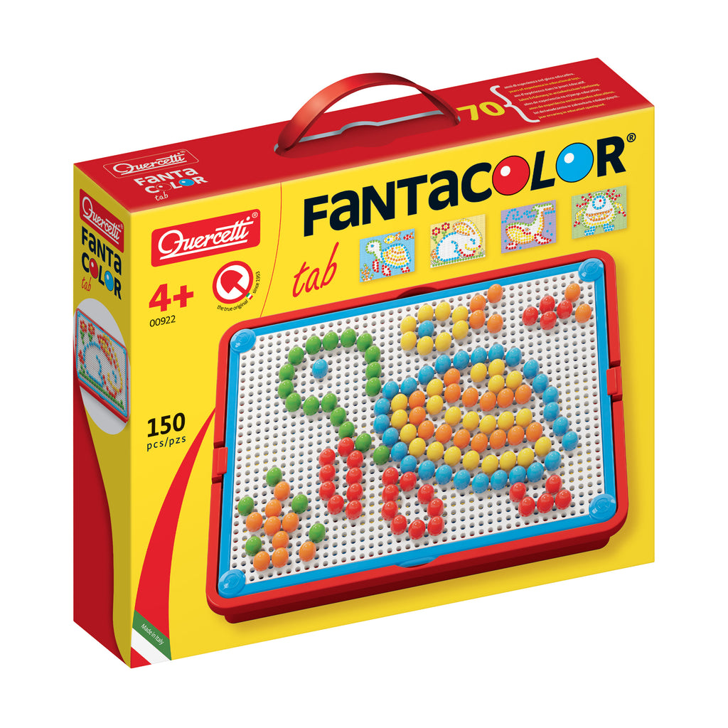 80s Quercetti Italy Fanta Color 0860 MOSAIC PEG PICTURE game