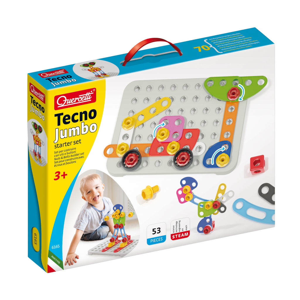 Quercetti 6500 Laby - Pista Labirinto Modulare Per Bambini 18 Mesi+, Con 16 Elementi E Cornice Basculante - Gioco Educativo