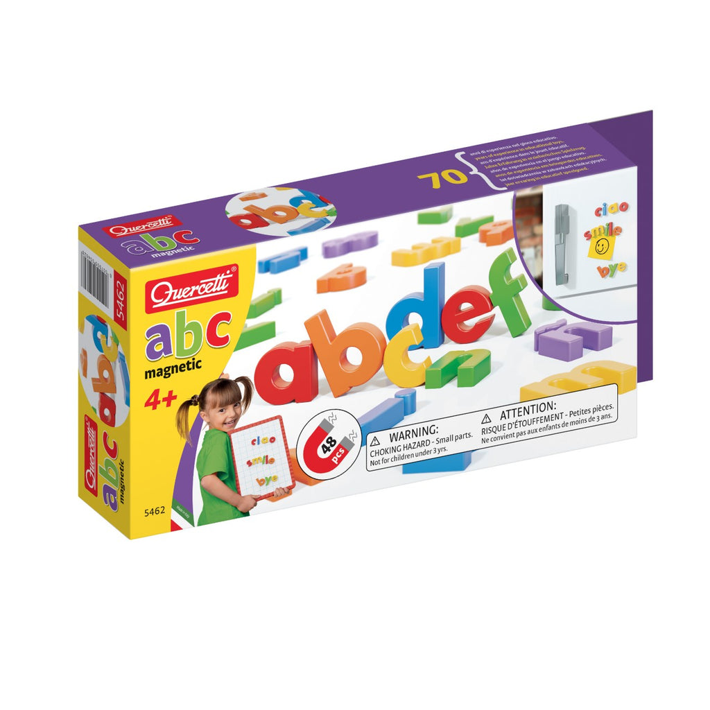 Magnetic top alphabet blocks