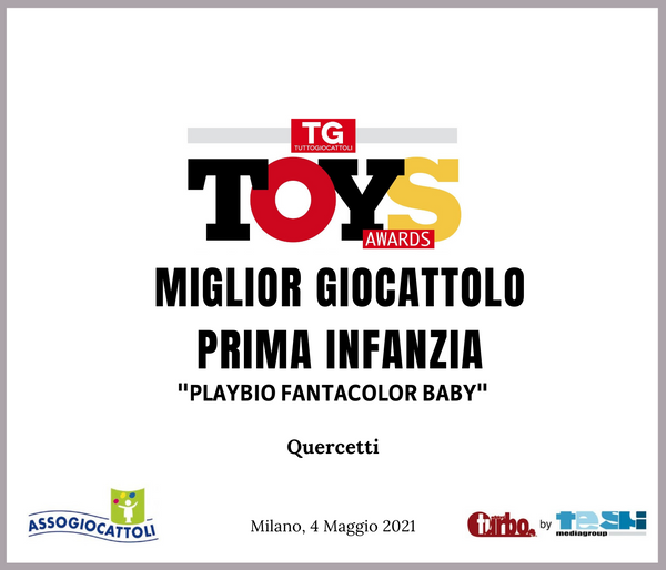 Torino, Quercetti vince ai Toys Awards 2021