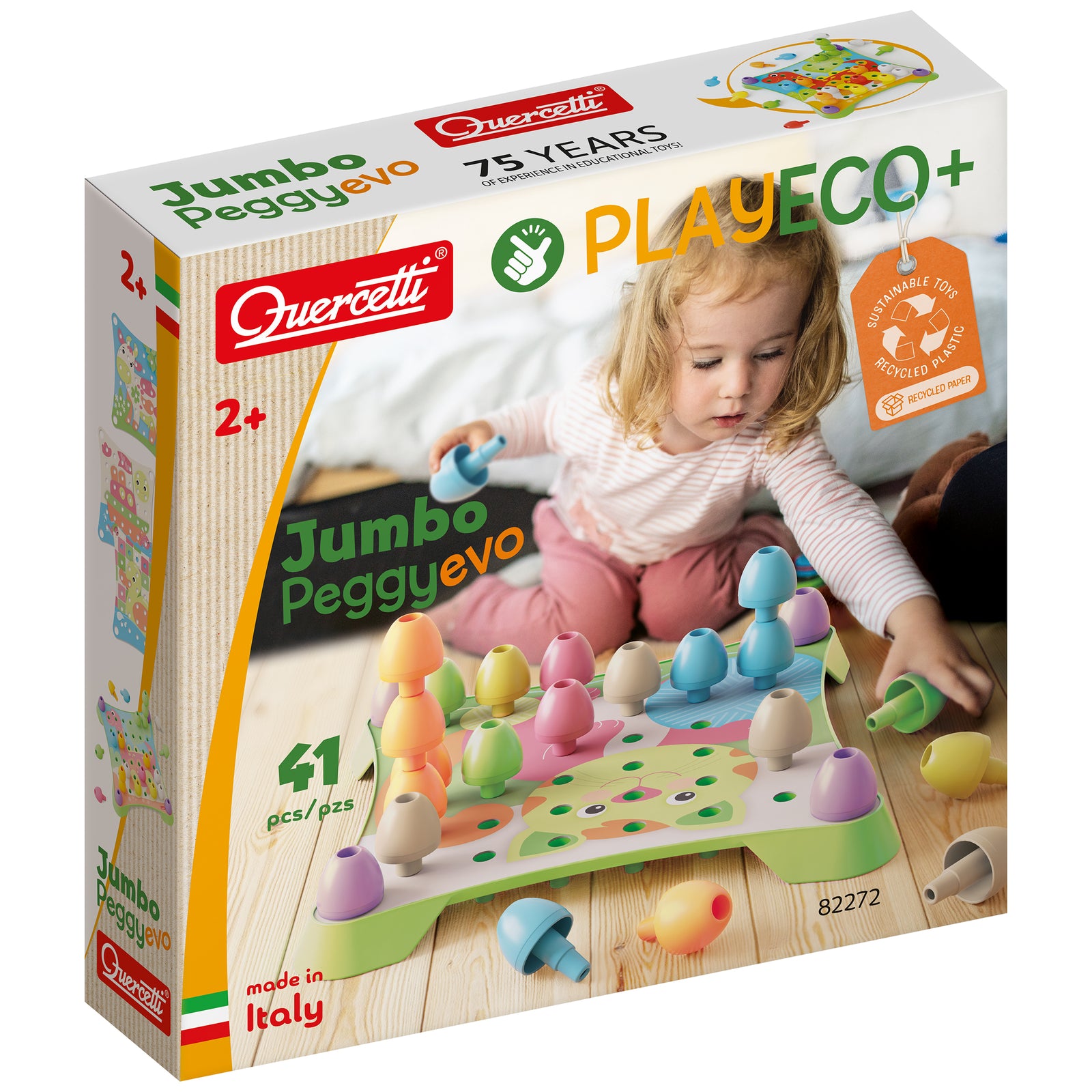 Quercetti Jumbo Peggy Evo – Modèle De Routeur/Modem Sans Fil – Marque Italienne De Qualité