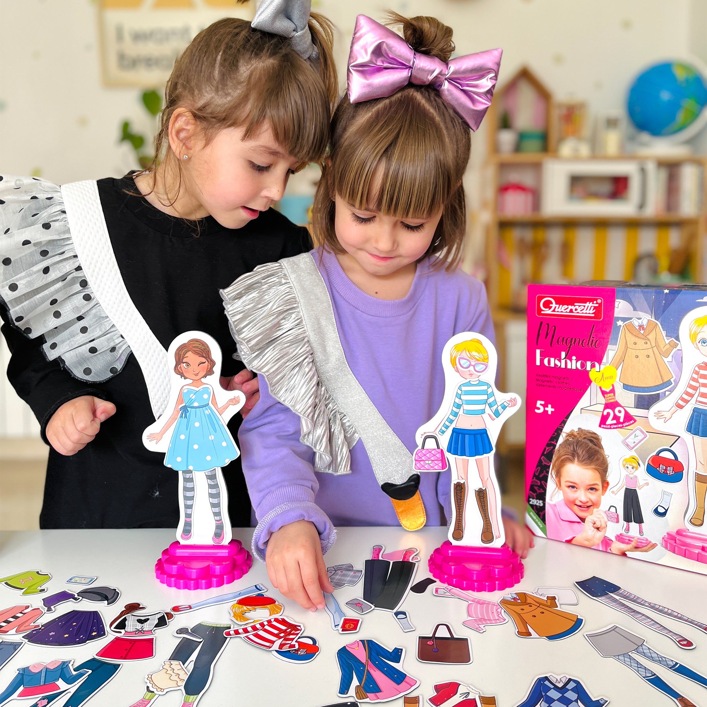 Educational Game Lisciani Giochi Magnetic Fashion Doll (FR)