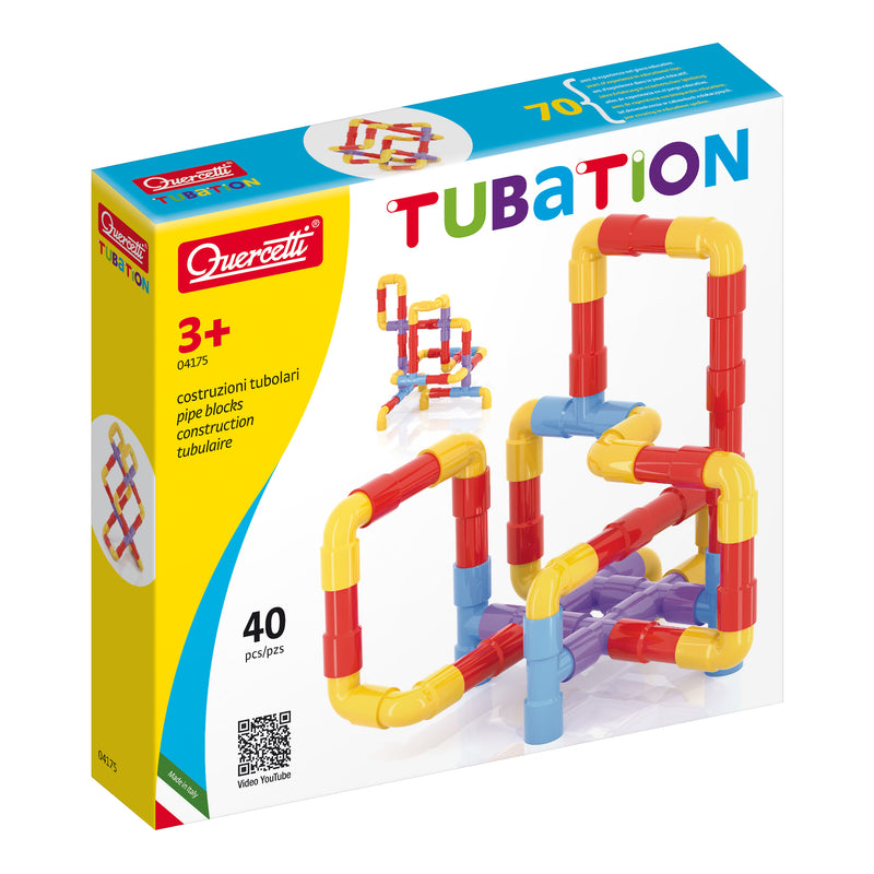Quercetti Tubation Costruzioni con Tubi 40 Pezzi 4175 3 Anni Quercetti Tubation Costruzioni con Tubi 40 Pezzi 4175 3 Anni