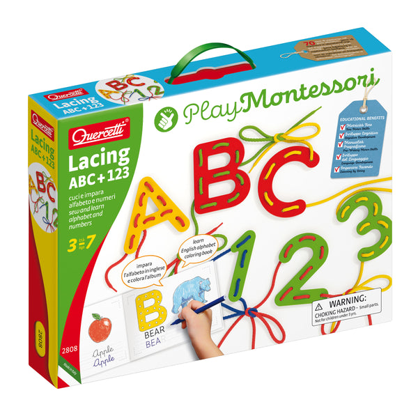 Lacing ABC+123 Default Title  quercetti