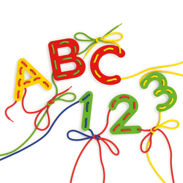 Lacing ABC+123   quercetti