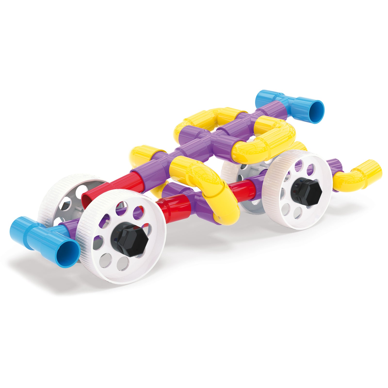 Quercetti 4175 Tubation – Gioco Di Costruzioni Con Tubi Colorati, Per Bambini Dai 3 Anni, Fatto In Italia