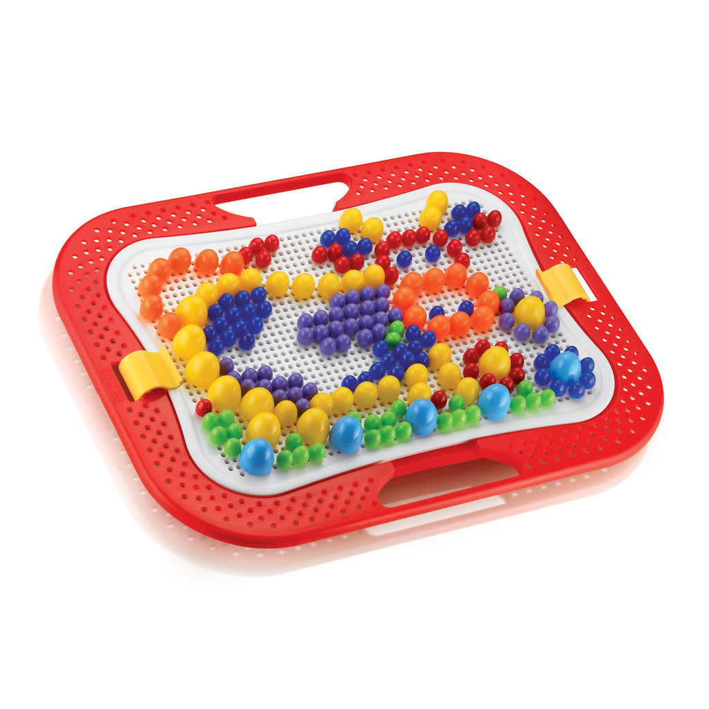 Quercetti Fantacolor Design Steckbrett – Kreatives Mosaik-Spiel Für Kinder, 300 Stecker, Made In Italy